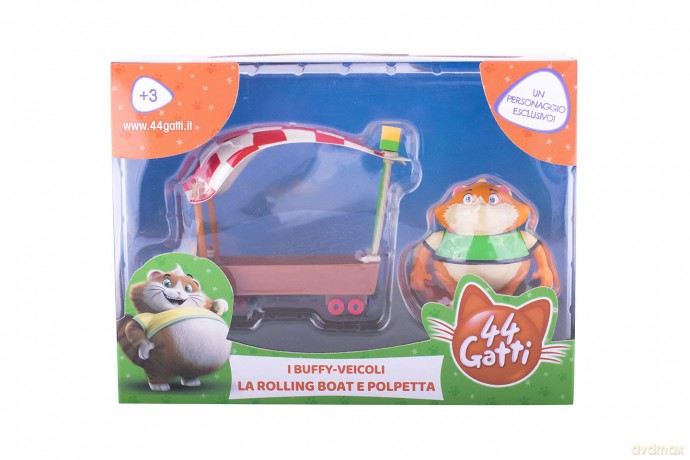 44 Gatti - Veicolo Con Personaggio 8 Cm (Assortimento)