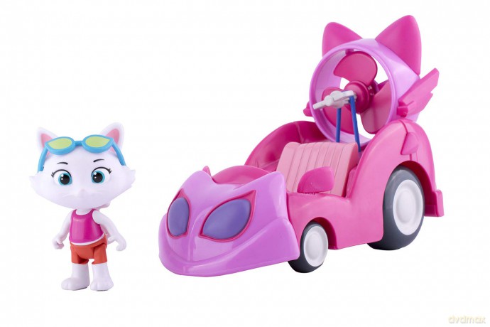 44 Gatti - Veicolo Con Personaggio 8 Cm (Assortimento)