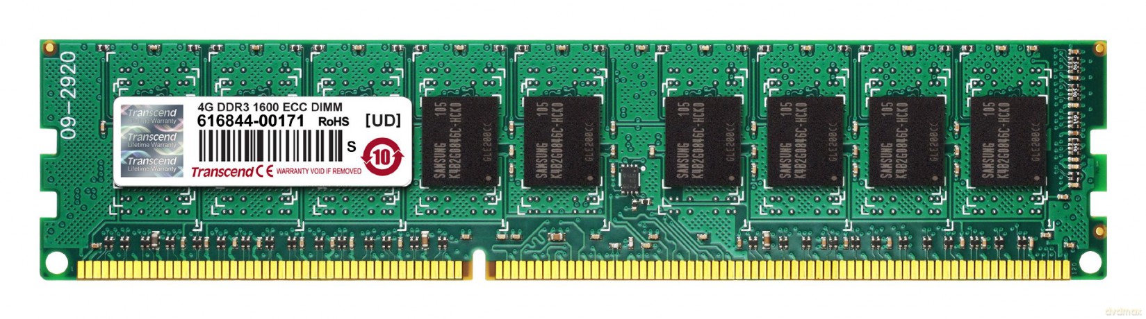 4gb Transcend Ddr3-1600 Ecc Dimm