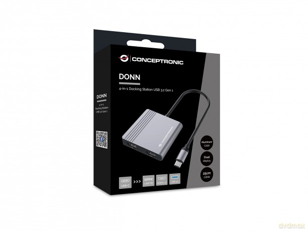 4-In-1 Docking Station Usb 3.2 Gen1
