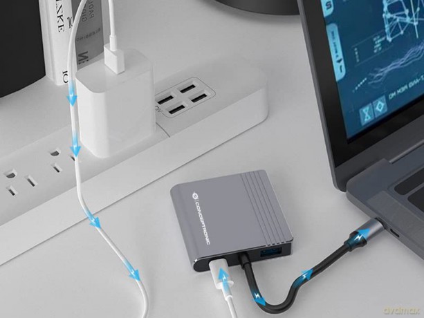 4-In-1 Docking Station Usb 3.2 Gen1