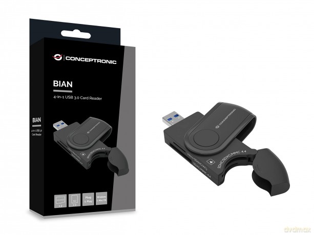 4-In-1 Usb 3.0 Card Reader Usb-A