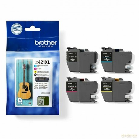 4-Pack Of Black Cyan Magenta And Yellow 500-Page High Capacity Ink Cartridges Fo