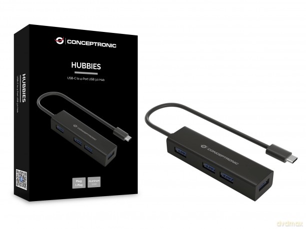 4-Port Usb 3.0 Aluminum Hub