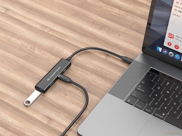 4-Port Usb 3.0 Hub 2 Usb-C 2usb A