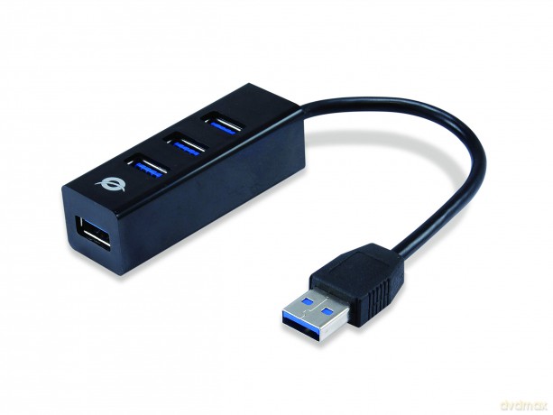 4-Ports Usb 3.0 Hub With Usb-C