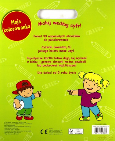 Moja Kolorowanka. Maluj Według Cyfr! [KSIĄŻKA]