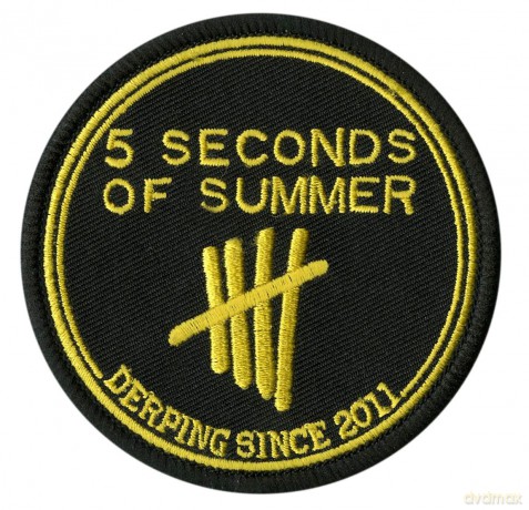 5 Seconds of Summer Standard Patch: Derping Stamp