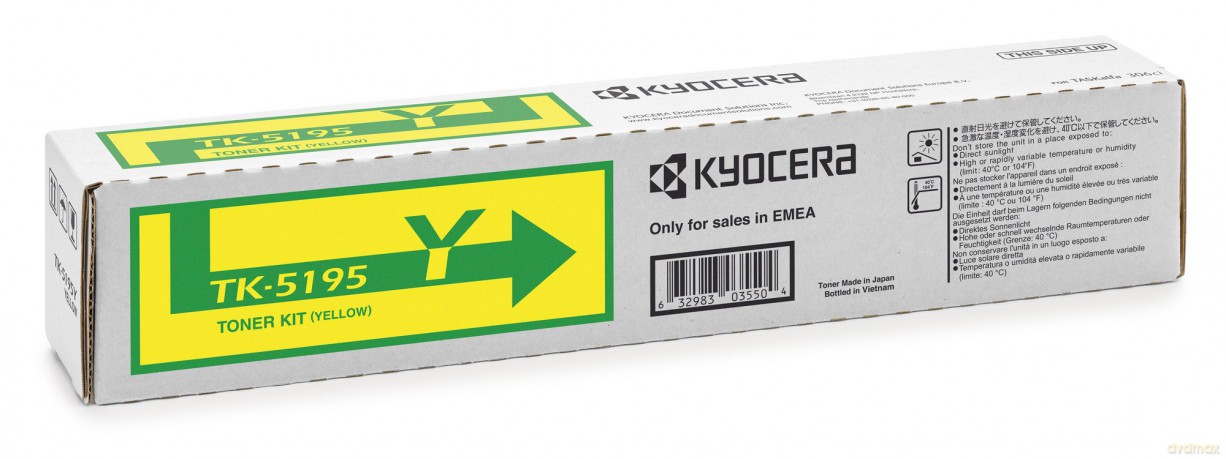 5195y, Yell., 7k (Stk)-Kyocera Toner Tk-5195y Yell. 7k