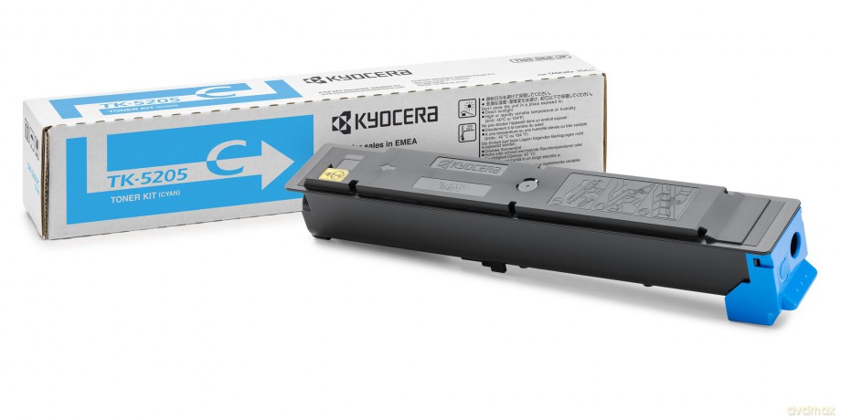 5205c, Cyan, 12k (Stk)-Kyocera Toner Tk-5205c Cyan 12k