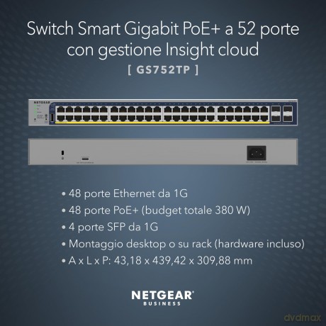 52pt Ge Poe+ Smart Swch