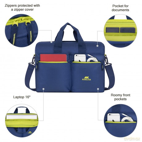 5532 Blue Lite Urban Laptop Bag 16