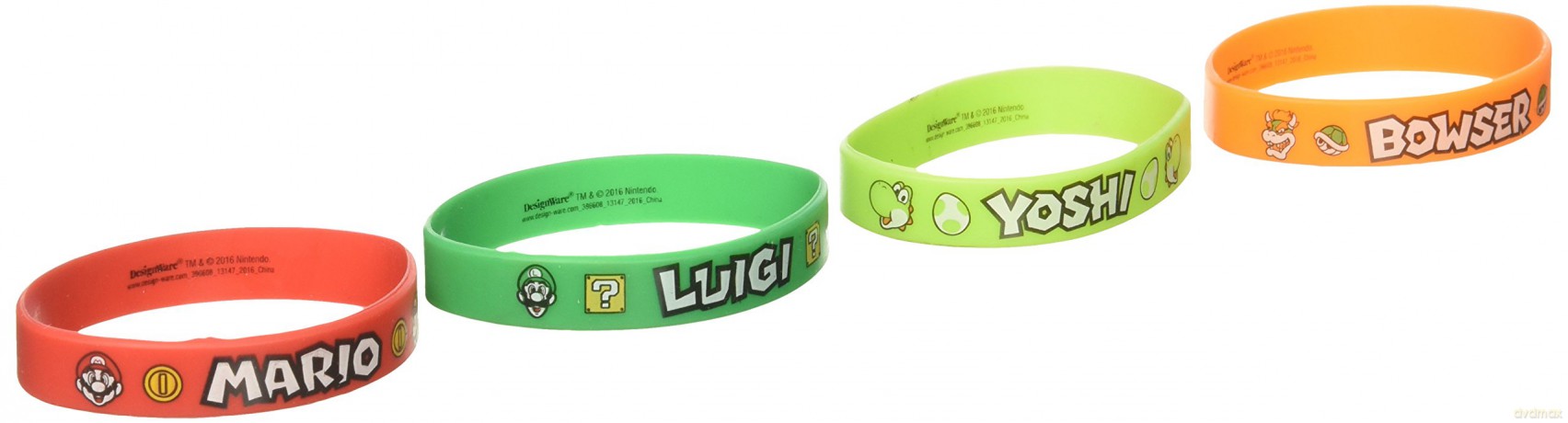 6 Bracelets Super Mario