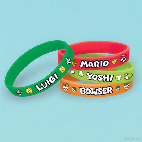 6 Bracelets Super Mario