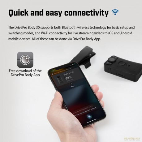 64gb Bodycam Wi-Fi Bluetooth
