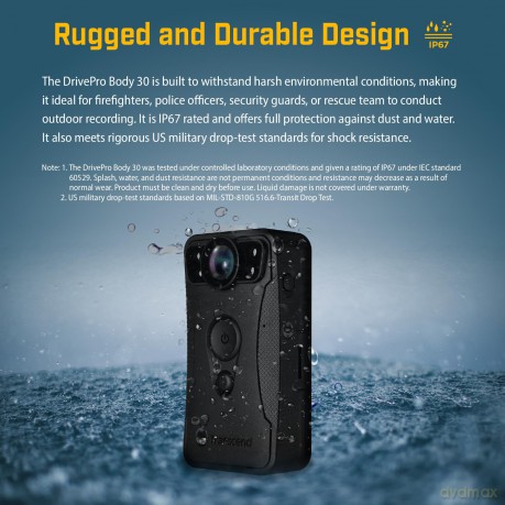 64gb Bodycam Wi-Fi Bluetooth