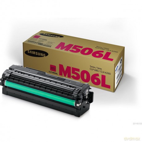 680nd, Clx-6260 Serie, Clt-M506l, Mag., Hy, 3,5k (Stk)-Samsung Clt-M506l H-Yield Mag. Cartridge 3,5k