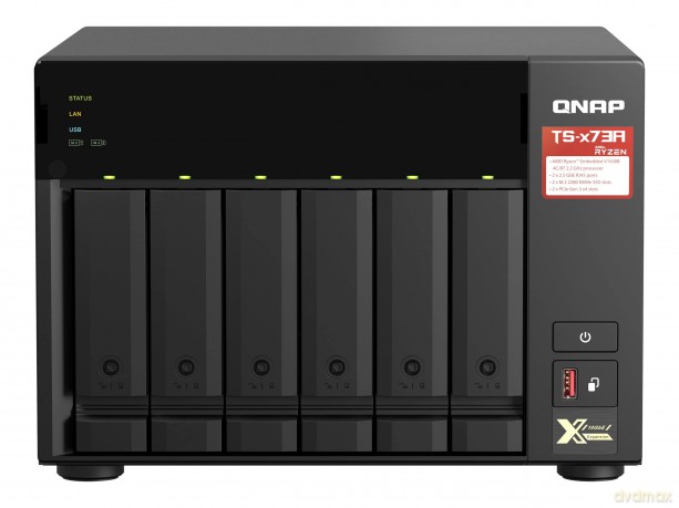 6-Bay Nas Amd Ryzen V1000