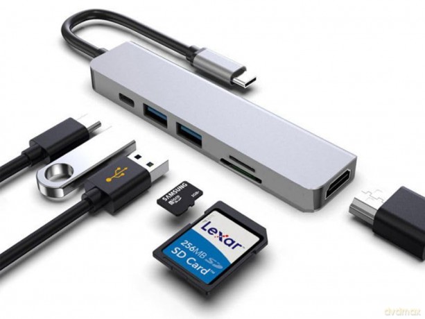 6-In-1 Usb 3.2 Gen 1 Docking Stat.
