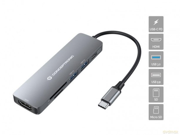 6-In-1 Usb 3.2 Gen 1 Docking Stat.