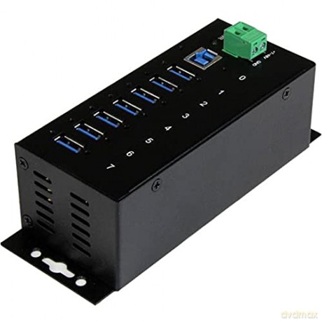 7 Port Industrial Usb 3.0 Hub - With Esd Protection - Mountable - Usb 3 Hub - Usb Extender - Powered Usb 3.0 Hub - Usb Splitter