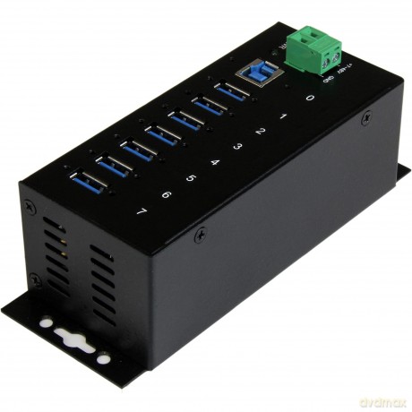 7 Port Industrial Usb 3.0 Hub - With Esd Protection - Mountable - Usb 3 Hub - Usb Extender - Powered Usb 3.0 Hub - Usb Splitter