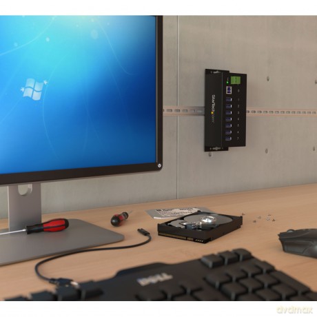 7 Port Industrial Usb 3.0 Hub - With Esd Protection - Mountable - Usb 3 Hub - Usb Extender - Powered Usb 3.0 Hub - Usb Splitter