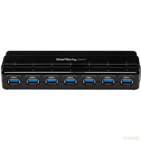 7 Port Usb 3.0 Hub - 7 X Superspeed Usb 3.0 - With Power Adapter - Usb 3 Hub - Usb Splitter - Powered Usb 3.0 Hub - Usb Extender