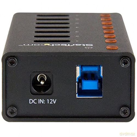 7 Port Usb 3.0 Hub - Metal Enclosure - Desktop Or Wall Mountable - Usb 3 Hub - Usb Extender - Powered Usb 3.0 Hub - Usb Splitter