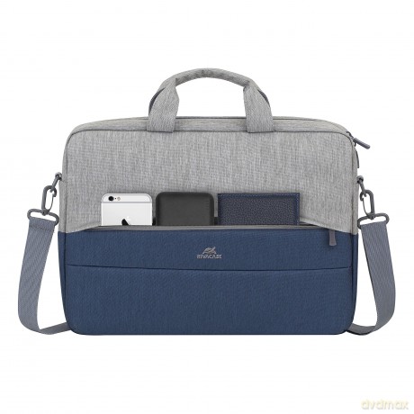 7532 Grey/Dark Blue Bag 15.6