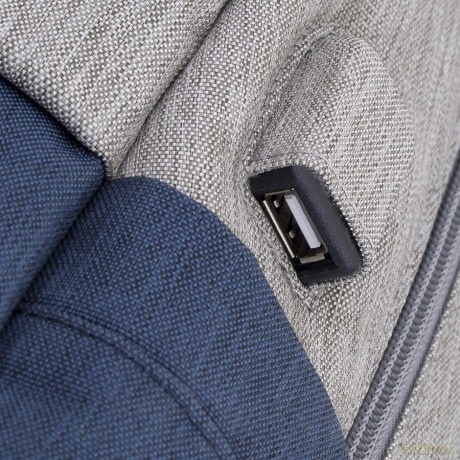 7562 Grey/Dark Blue Backpack 17.3