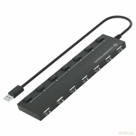 7-Port Usb 2.0 Hub With Power Adapt