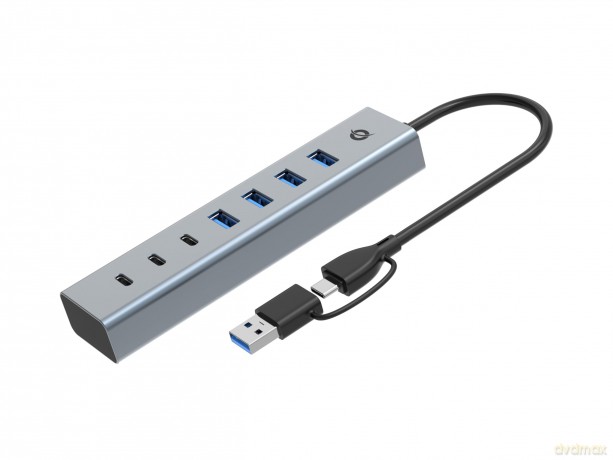 7-Port Usb 3.0 Hub 5gbps Usb-C X 3