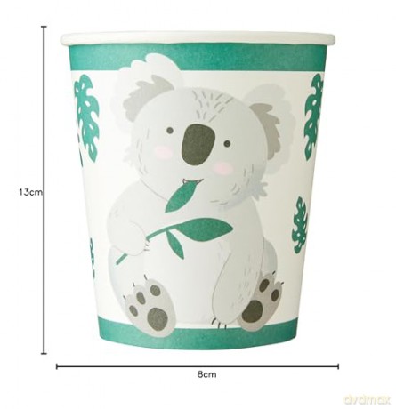 8 Cups Koala Paper 250 Ml Sup
