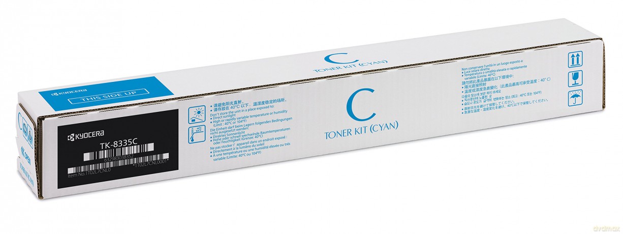 8335c, Cyan, 15k (Stk)-Kyocera Tonerkit Tk-8335c Cyan 15k