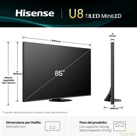 85 U8q Mini Led 4k Uhd Smart 165hz