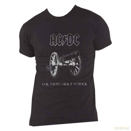 AC/DC Men's Tee: About to Rock (X-Large)