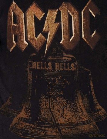 AC/DC Men's Tee: Brass Bells (Medium)