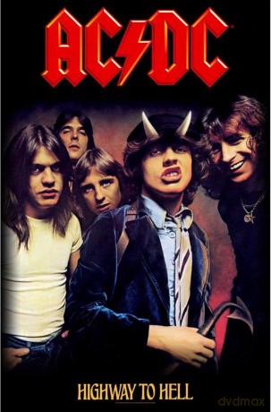 AC/DC Textile Poster: Highway To Hell