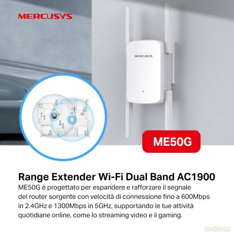 Ac1900mbps Wi-Fi Range Extender
