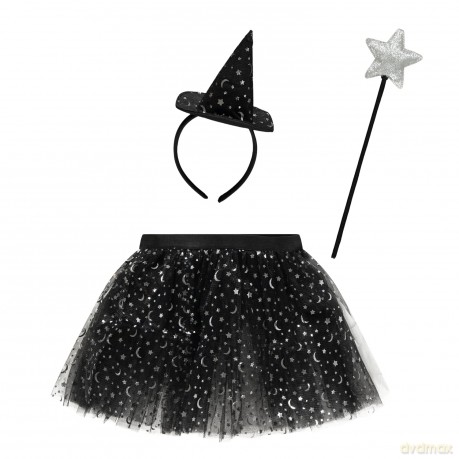 Accessory Kit Witch Set With Stars H