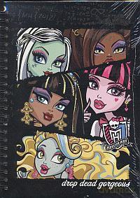 Monster High Kołonotes A5/60 Kartek [SZKOŁA]