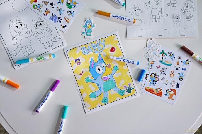 Activity Set Color Wonder Bluey