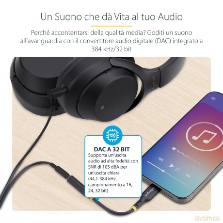Adattatore Audio Usb-C A 3.5mm
