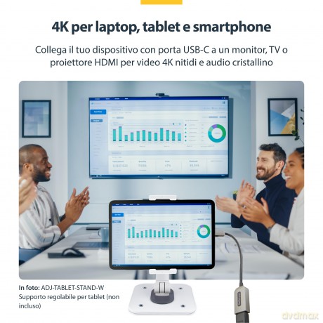 Adattatore Da Usb-C A Hdmi 4k