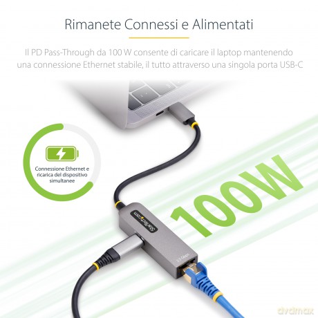 Adattatore Ethernet Usb C
