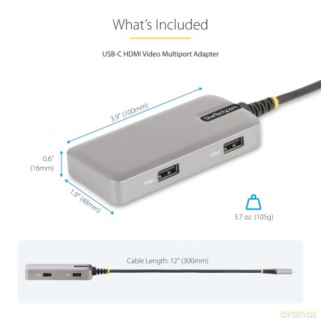 Adattatore Multiporta Usb C 4k