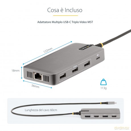 Adattatore Multiporta Usb-C