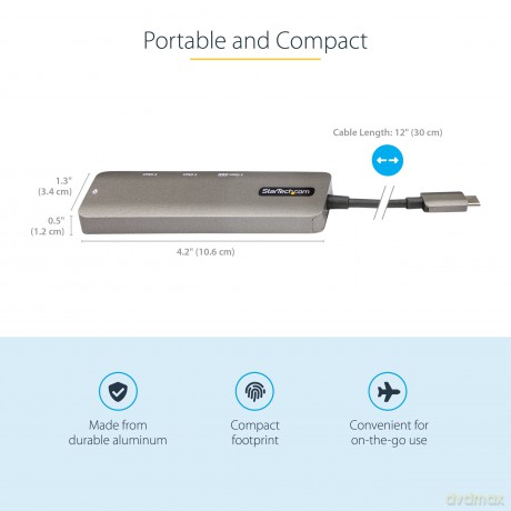 Adattatore Multiporta Usb-C 4k