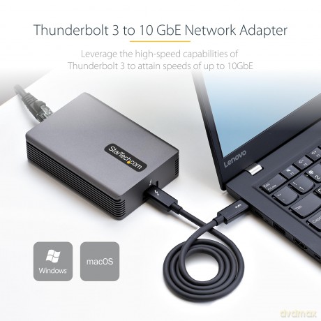 Adattatore Thunderbolt 3 Rj45